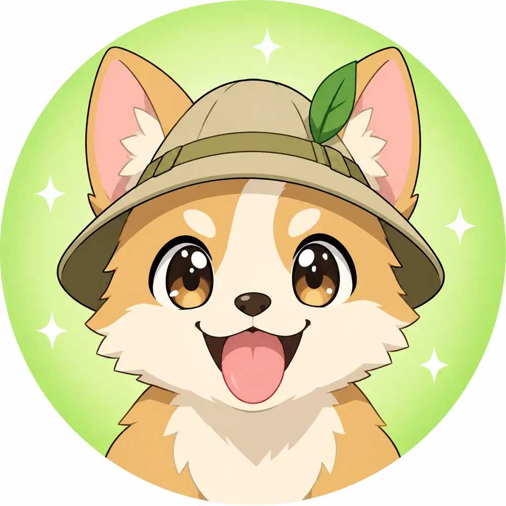 Chiot explorateur